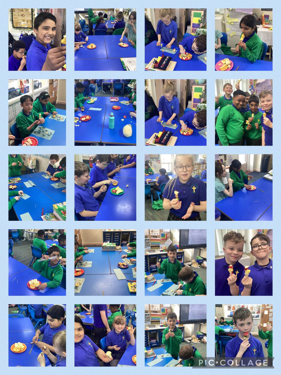 MooreStph's tweet photo. In out DT unit ‘Eating Seasonally’ we have been finding out about where fruits are from, trying new fruits and making out very own fruit kebabs! #healthyeatingisfun @stpatsrochdale @STOC_CAT https://t.co/81l2kBCa1R