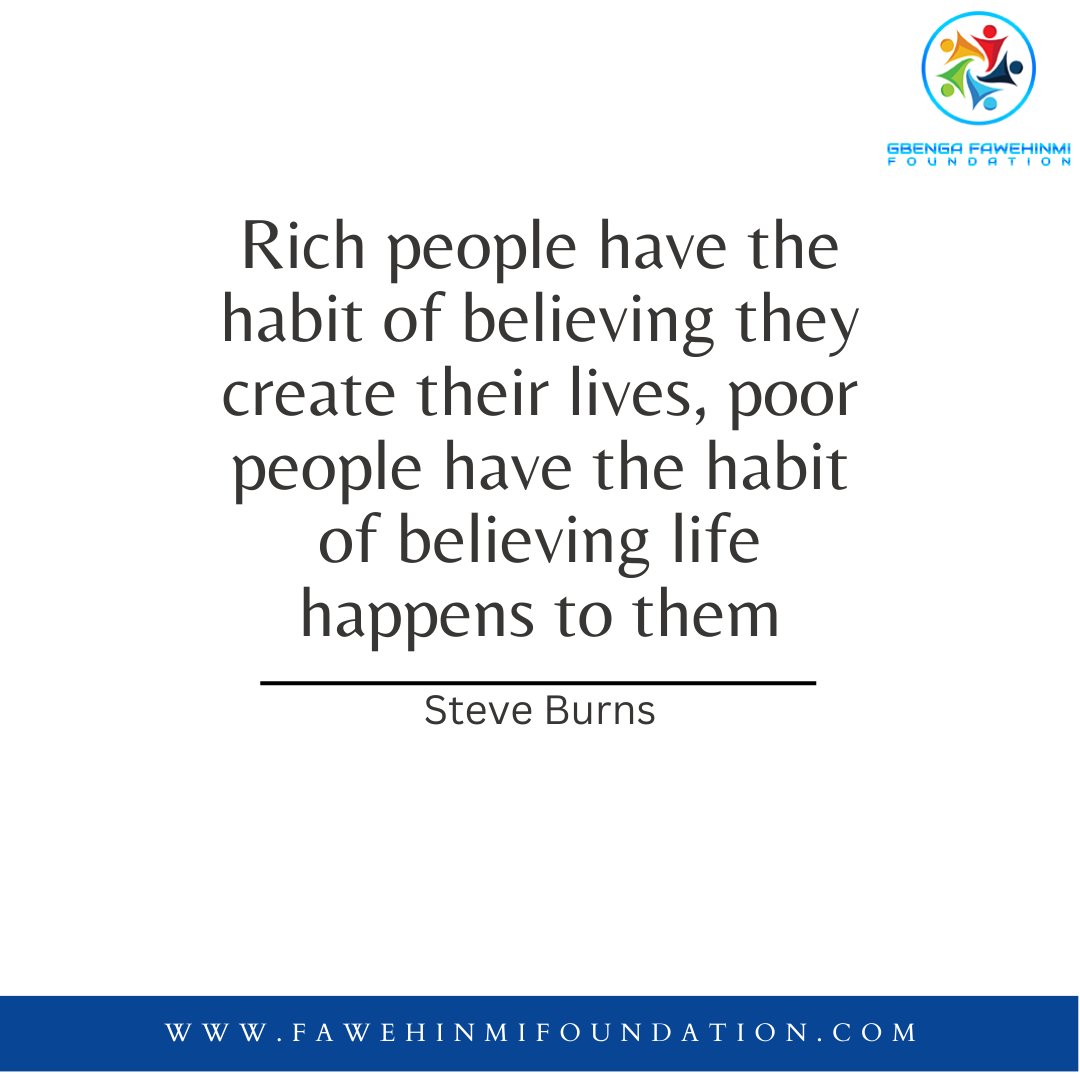GbengaFawehinm1's tweet photo. This is a mindset that will help you thrive in life generally.
You can create the life of your dreams. Learn, relearn, unlearn and seize opportunities.
Visit us @www.fawehinmifoundation.com
#changemindset
#successnuggets
#success
#thursday
#SnowfallFX
#wecare
#GFF https://t.co/FuKWIoT4TZ