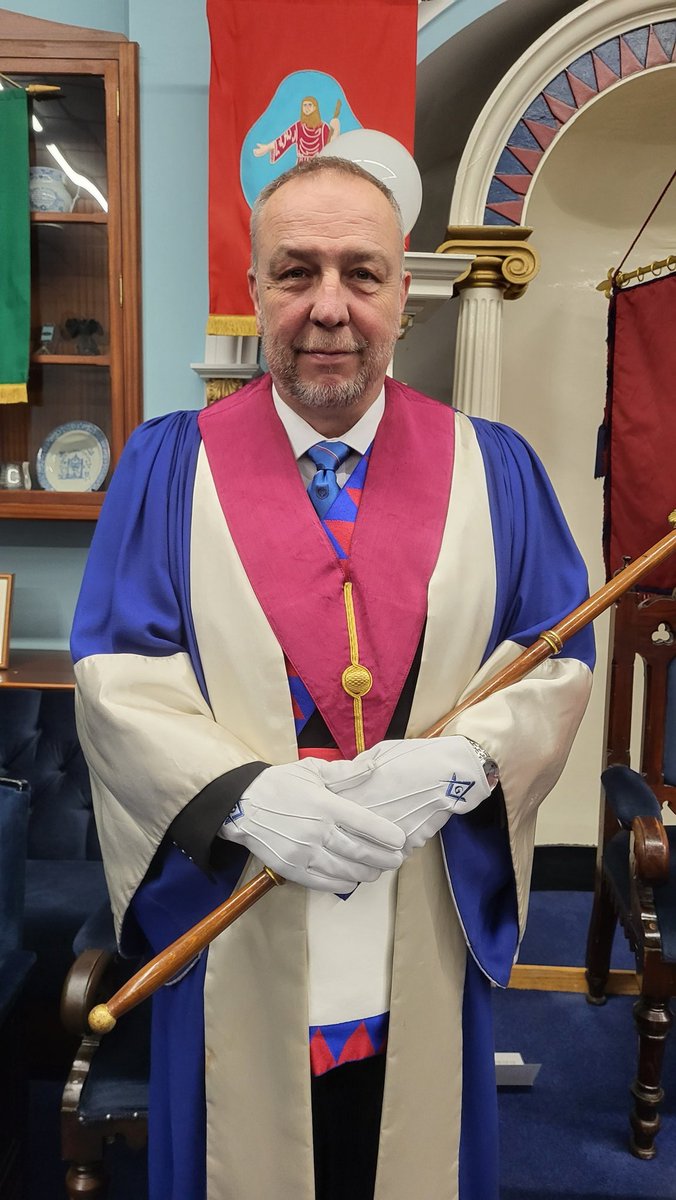 NicholsonC371's tweet photo. We had a great night at our Installation last night. Congratulations the three Principles and all of the officers invested. We were delighted to welcome the Provincial Grand Third Principle to our Convocation https://t.co/Z0ZBKRqf9h