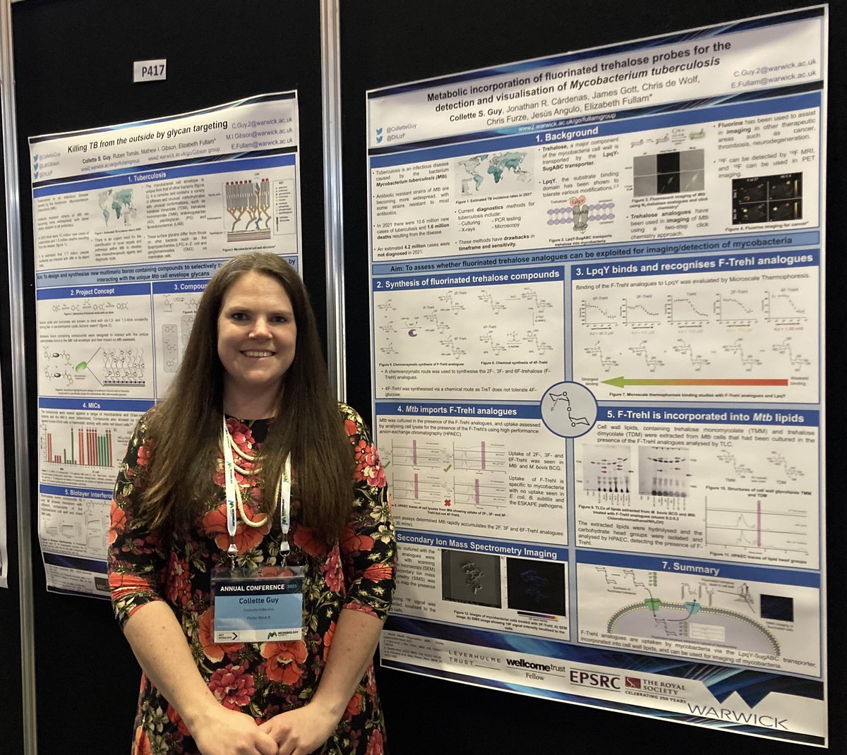 Collette Guy (@colletteguy) on Twitter photo Fantastic day full of really interesting science at the <a href="/MicrobioSoc/">Microbiology Society</a> annual conference yesterday.
Great opportunity to present my work in the TB: The forgotten pandemic section. #Microbio23 Fantastic day full of really interesting science at the <a href="/MicrobioSoc/">Microbiology Society</a> annual conference yesterday.
Great opportunity to present my work in the TB: The forgotten pandemic section. #Microbio23