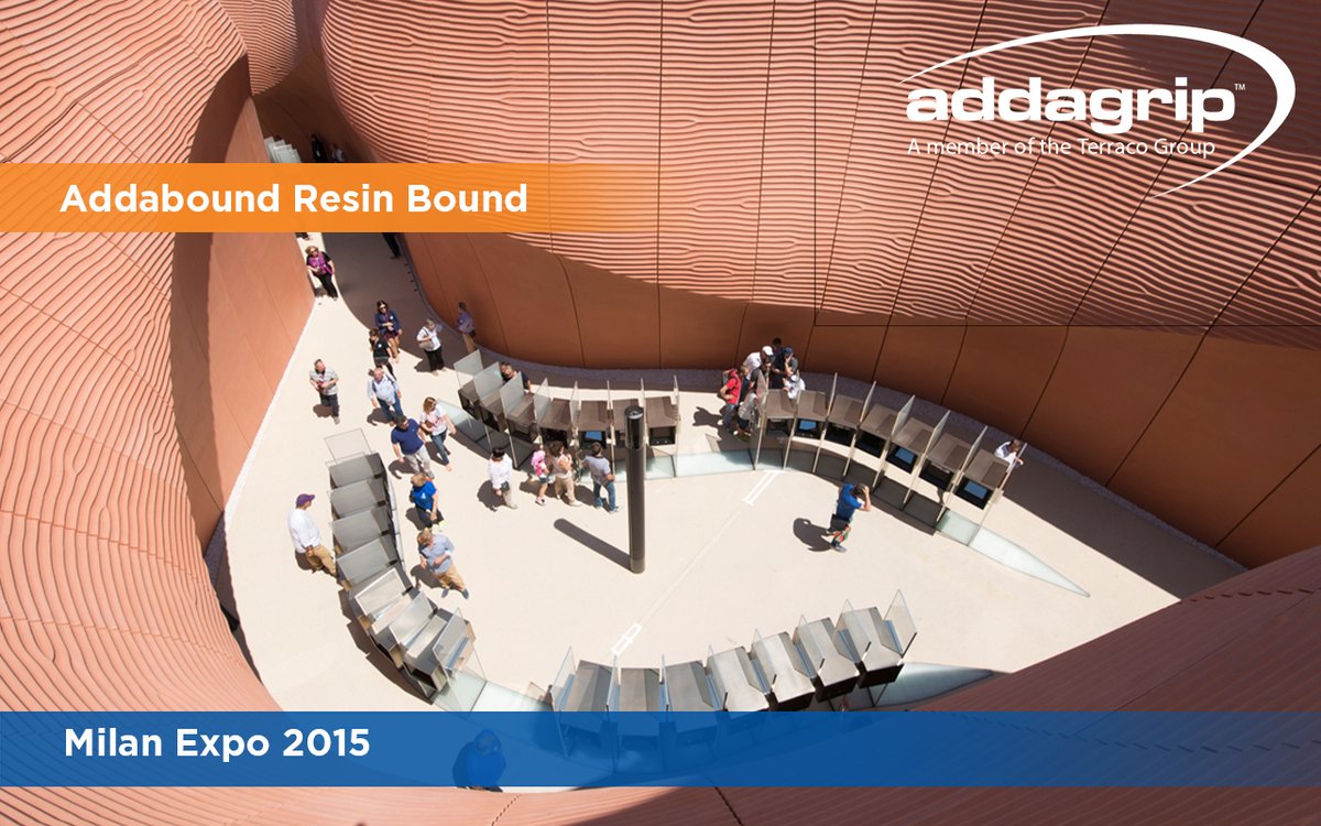Addagrip Terraco (@addagripterraco) on Twitter photo Our #throwbackthursday project is the United Arab Emirates Pavilion at the 2015 Milan Expo using a bespoke marble blend Addabound for this stunning design by <a href="/FosterPartners/">Foster + Partners</a>
View project details bit.ly/3GO3GA6 #resinbound #milanexpo #marblepaving (image: Nigel Young) Our #throwbackthursday project is the United Arab Emirates Pavilion at the 2015 Milan Expo using a bespoke marble blend Addabound for this stunning design by <a href="/FosterPartners/">Foster + Partners</a>
View project details bit.ly/3GO3GA6 #resinbound #milanexpo #marblepaving (image: Nigel Young)