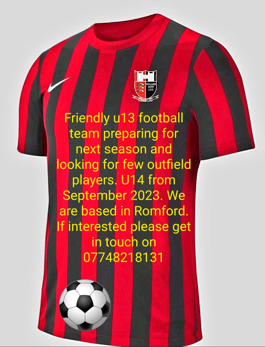 and_u14's tweet photo. Mid/low level team looking for few players 
#Romford #barkinganddagenham #grassroot #grassrootsfootball #bcfayl #squadbooster #football #youth #squad https://t.co/0VX9dJoJuW