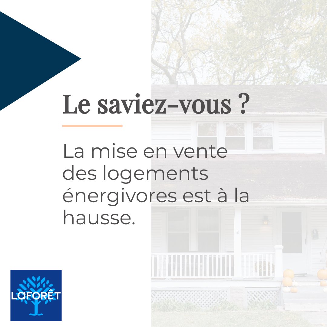 Il y a une hausse des mises en vente des logements énergivores sur le marché immobilier. 🏘

On estime qu'ils représentent 19,2% du stock de biens en vente. 🔍

#MarchéImmobilier #DPE #VenteImmobilière