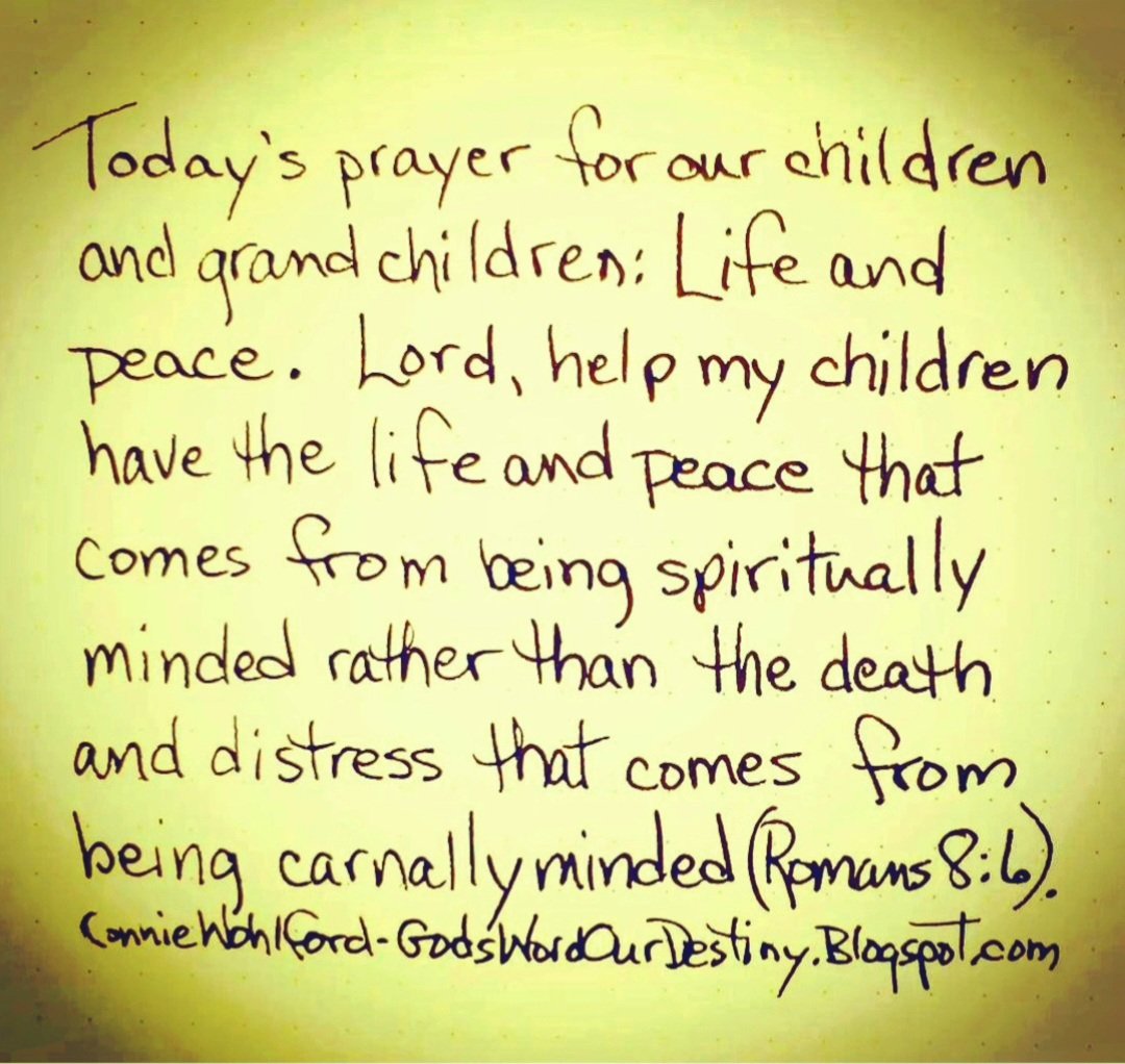 wohlford_connie's tweet photo. Today ...
#lifeandpeace #life #spirituallyminded #carnal #mindful #GodsWordOurDestiny #peace #distress #prayforchildren https://t.co/exXzjjnuoM https://t.co/vd2DWdJ4Gg
