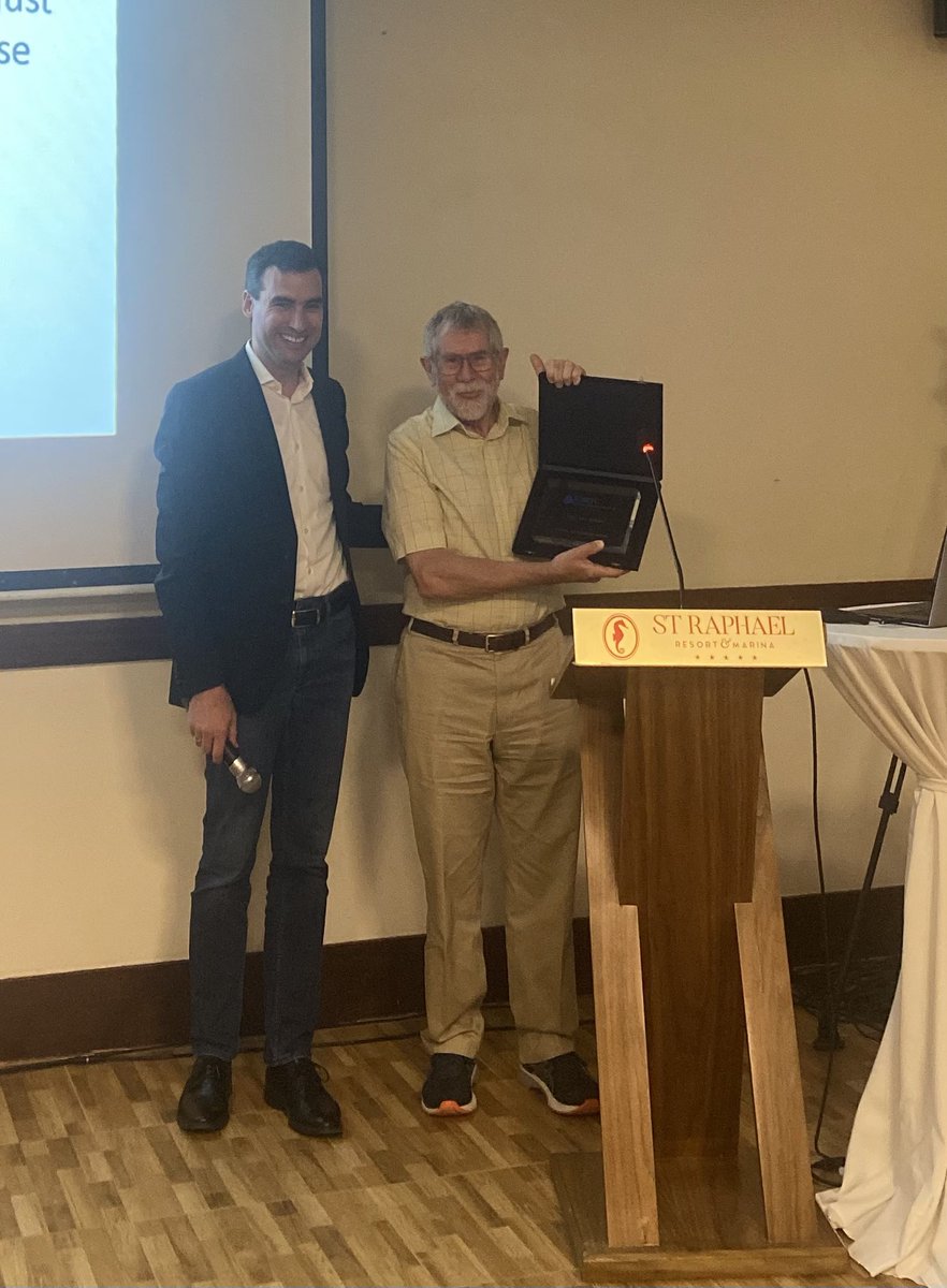 Alessandro Gronchi (@alegronchi) on Twitter photo Life time achievement award to Ian Judson at the <a href="/EORTC/">EORTC</a> STBSG semiannual meeting in Cyprus. Very well deserved for his great work along his great mentorship and friendship over all these years! <a href="/SilviaStacchia/">Silvia Stacchiotti</a> <a href="/WinanvanHoudt/">Winan van Houdt</a> <a href="/Winette_vdGraaf/">WinetteVanDerGraaf</a> <a href="/FioreDoc/">Marco Fiore, MD, FACS, FEBSh</a> <a href="/Robertasanfili/">Roberta Sanfilippo</a> <a href="/ctosociety/">CTOS</a> Life time achievement award to Ian Judson at the <a href="/EORTC/">EORTC</a> STBSG semiannual meeting in Cyprus. Very well deserved for his great work along his great mentorship and friendship over all these years! <a href="/SilviaStacchia/">Silvia Stacchiotti</a> <a href="/WinanvanHoudt/">Winan van Houdt</a> <a href="/Winette_vdGraaf/">WinetteVanDerGraaf</a> <a href="/FioreDoc/">Marco Fiore, MD, FACS, FEBSh</a> <a href="/Robertasanfili/">Roberta Sanfilippo</a> <a href="/ctosociety/">CTOS</a>