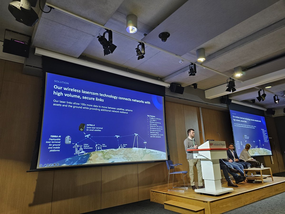 davidchow's tweet photo. Very interesting presentation by @Archangelworks on wireless laser satellite communications #futuretelecoms https://t.co/rTwoLTlYJy