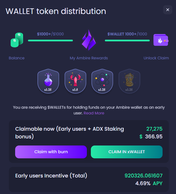 0xwhyduck's tweet photo. It's a bear market now, so better be smart about increasing your $$$. You can buy some shady $PEPE tokens or you can keep your funds on @AmbireWallet  and earn sweet yield around 4.69% or higher if you own a @10b57e6da0 🦞 or @cryptotesters 🧪
more info https://t.co/1kifvMB12Y https://t.co/xyue5uAibY