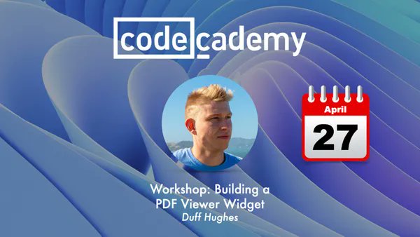 nycflutter's tweet image. Join us on April 27 for a workshop at @Codecademy's NYC office where you will learn how to create an amazing advanced dynamic PDF viewer widget in @FlutterDev! Limited spots available, RSVP now:
meetup.com/flutter-nyc/ev…