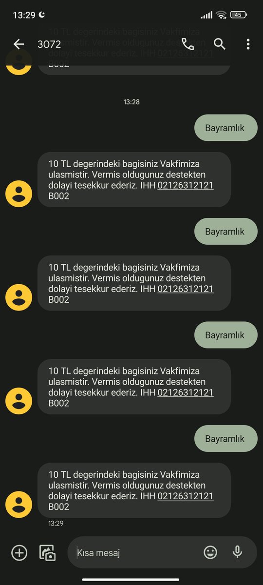 ensarioglu_ali's tweet photo. Yarın bayram. BAYRAMLIK yazıp 3072'ye SMS göndererek 10 TL ile bir yetimin bayram sabahına yeni kıyafetleriyle uyanmasına vesile olabilirsiniz. 
Hadi sen de bir yetime bayramlık ver.
@recepdgr @M_HamzaOzer https://t.co/0BGoviwupN