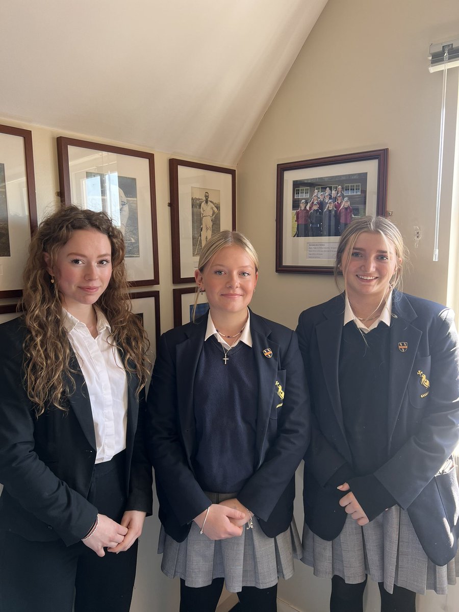 ReptonCricket's tweet photo. 1st XI Leadership Team for 2023.

Congratulations 👏🙌🏻👍🏻

Captain - Ella Porter 
Vice Captain - Olivia Kibler 
Senior Players - Effie Bowley &amp; Katie Butler 

We wish you the best of luck for the season and know you will lead the team with great pride. 

#WeAreRepton 🔵🟡🏏 https://t.co/OLFWvOGNBq