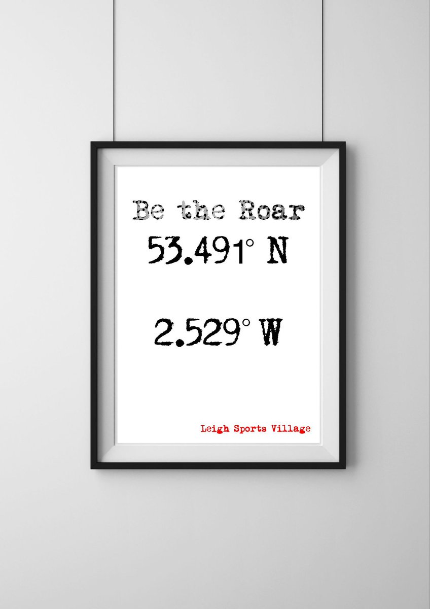 Maccatheartist's tweet photo. Stadium coordinates print.
I can customise these to any stadium, any sport and any text above.
Perfect for man caves, games rooms etc
Like/follow/share, hit the link if you’re interested.
https://t.co/56P8B9AOB0
#football #Rugby #Sport #prints #wallart #artwork https://t.co/D45KsHubLE