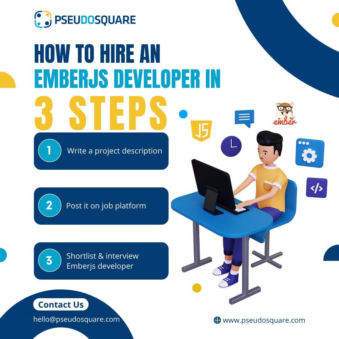 pseudosquare1's tweet image. 𝗛𝗼𝘄 𝘁𝗼 𝗵𝗶𝗿𝗲 𝗮𝗻 𝗘𝗺𝗯𝗲𝗿𝗷𝘀 𝗗𝗲𝘃𝗲𝗹𝗼𝗽𝗲𝗿 𝗶𝗻 𝟯 𝘀𝘁𝗲𝗽𝘀?
𝟭- Write a project description
𝟮- Post it on the job platform
𝟯- Shortlist and interview Emberjs developer

Contact us:hello@pseudosquare.com

#pseudusquare #emberjs #emberjsdeveloper #software