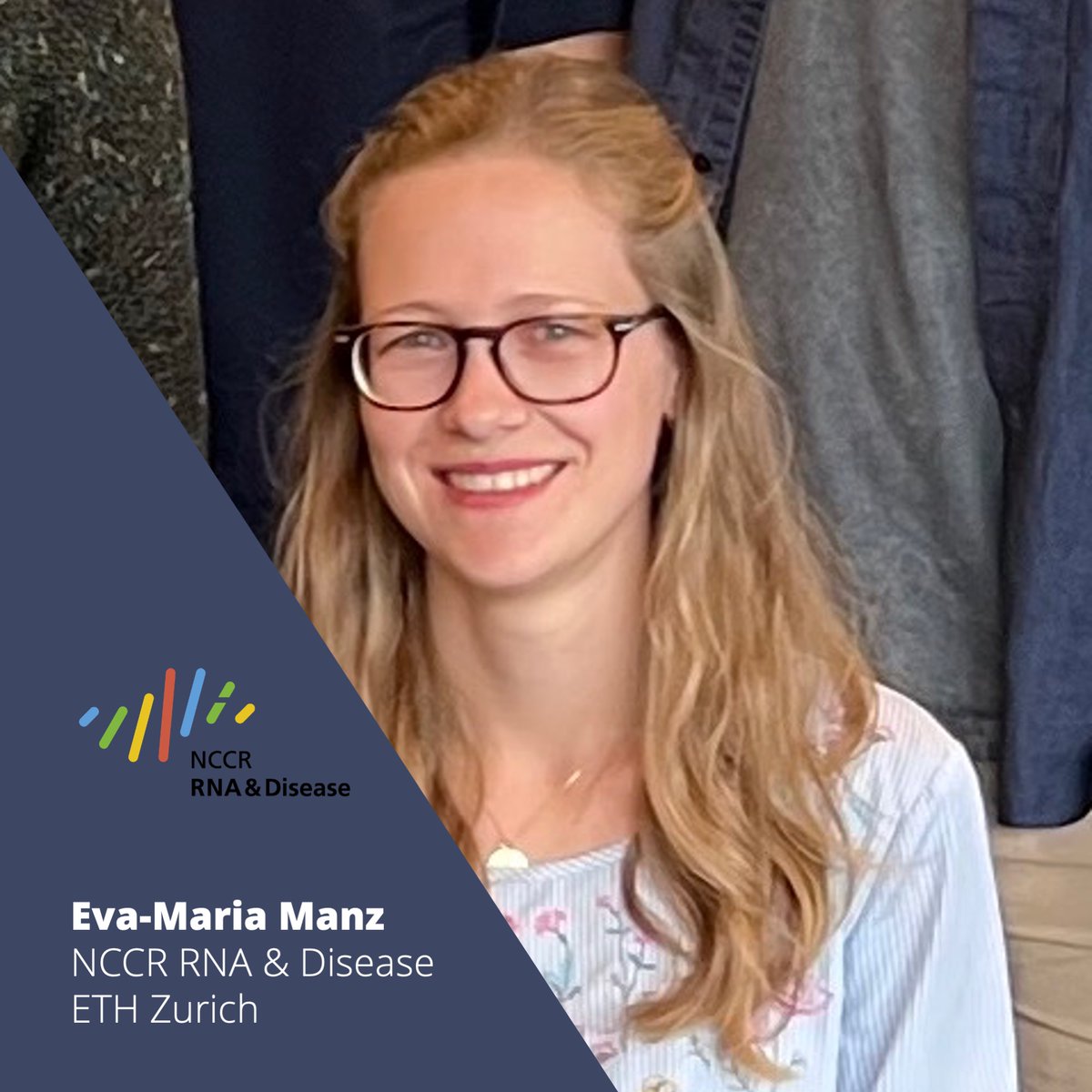 “I like to solve problems- and an obstacle might even hide a new finding!” Meet today <a href="/NCCR_RNADisease/">NCCR RNA & Disease</a> researcher Eva-Maria Manz from Jonathan Hall’s lab <a href="/ETH_DCHAB/">D-CHAB</a> <a href="/ETH_en/">ETH Zurich</a> in the <a href="/NCCRWomen/">NCCRWomen</a>’s portrait: bit.ly/40eNAqd