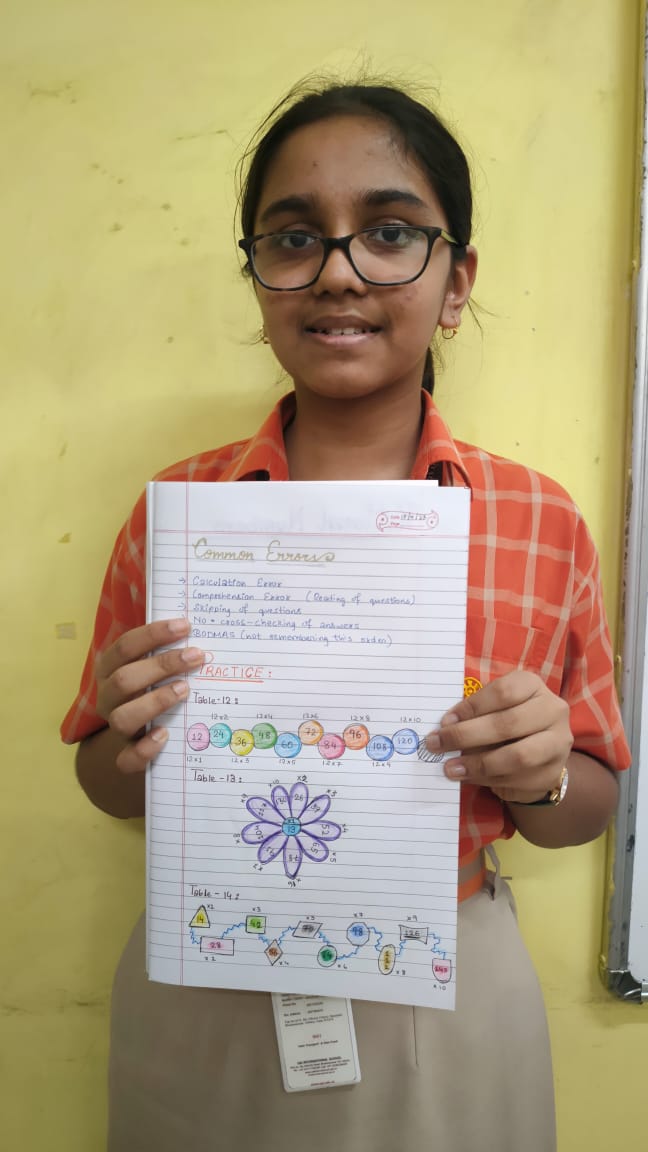 SAI_Edu_In's tweet photo. Art integrated learning method used by SAIoneers to represent and remember multiplication tables, thereby making calculations a easy & fun tread while improving accuracy.
#ArtIntegrationInMaths #MultiplicationTables
#Criticalthinking #Accuracy #EngagedLearners https://t.co/YKfTnFYYsF