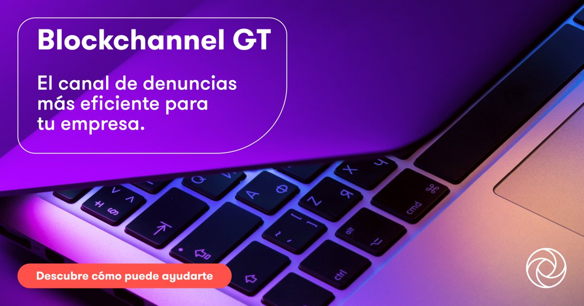 GrantThorntonSp's tweet photo. 👏Te presentamos el canal de denuncias más eficiente para tu empresa: #BlockChannelGT, diseñada con tecnología #Blockchain para asegurar su eficiencia.
👉Te contamos cómo funciona y cómo puede ayudar a tu empresa y empleados:
https://t.co/vPnYCSgP4Z https://t.co/HvBaOw2gbG