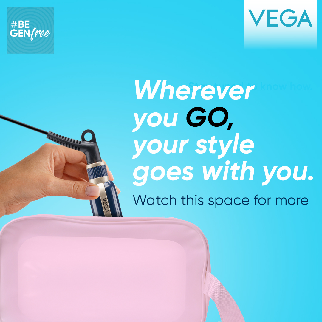 vega_beautycare's tweet photo. Your style is gonna go places when you gonna style on-the-go. Watch this space to discover more.
#Vega #BeGenFree #GenerationFree #GenFree #NewLaunch #NewProduct #StayTuned #ComingSoon #WatchThisSpace https://t.co/Gj9MrYrL3i