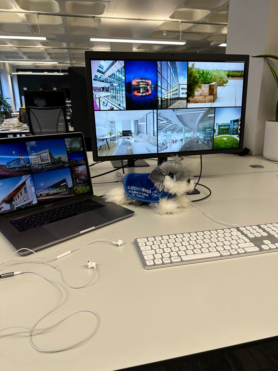 Rosey Alexander (@roseyalexa) on Twitter photo <a href="/bondbryan/">Bond Bryan</a> Sheffield’s charity of the year is <a href="/supportdogsuk/">Support Dogs</a>
They popped into the office today, so now I have a little support friend to share my desk.
He needs a name! <a href="/bondbryan/">Bond Bryan</a> Sheffield’s charity of the year is <a href="/supportdogsuk/">Support Dogs</a>
They popped into the office today, so now I have a little support friend to share my desk.
He needs a name!