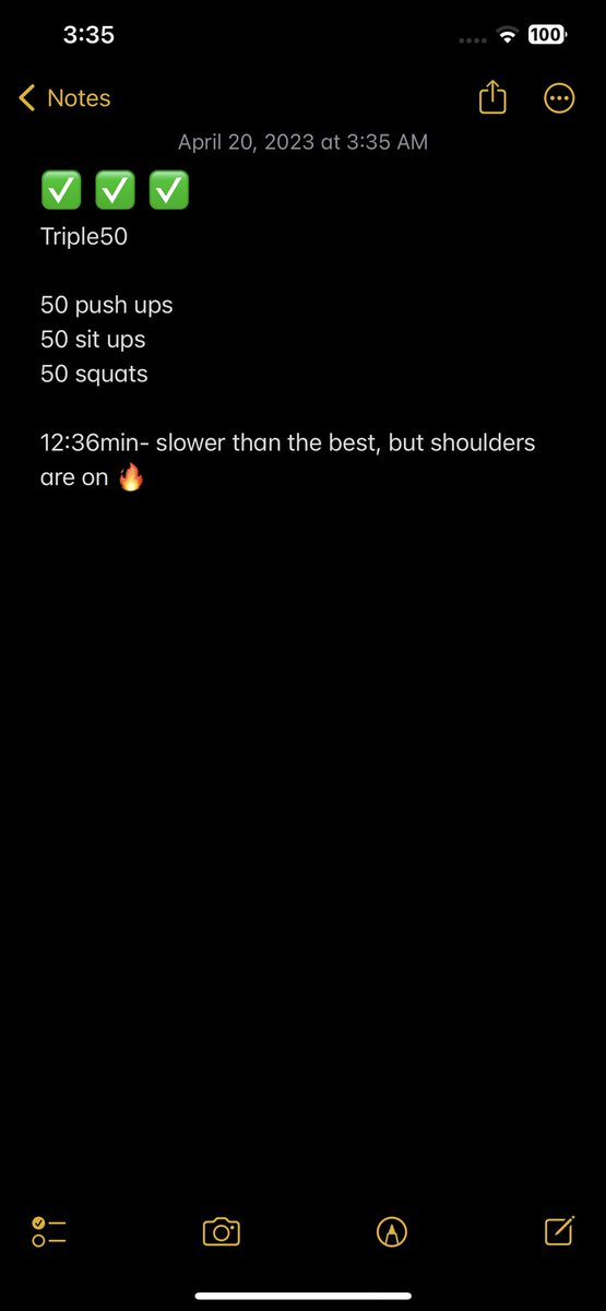 bayareapro's tweet photo. #triple50 done - Day 4. My shoulders are screaming today. One rep at a time! @TylerKluver am I gonna rep out 50 push ups unbroken by day 90?!? :-))) https://t.co/VNAp0SZ5O5