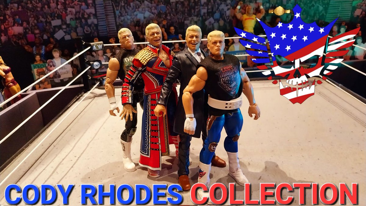 New video now out on my YOUTUBE CHANNEL Cody Rhodes Collection! Go check it out & have an amazing day 

#wwe #wwefigures #WWERaw #wwecodyrhodes #wweelite
