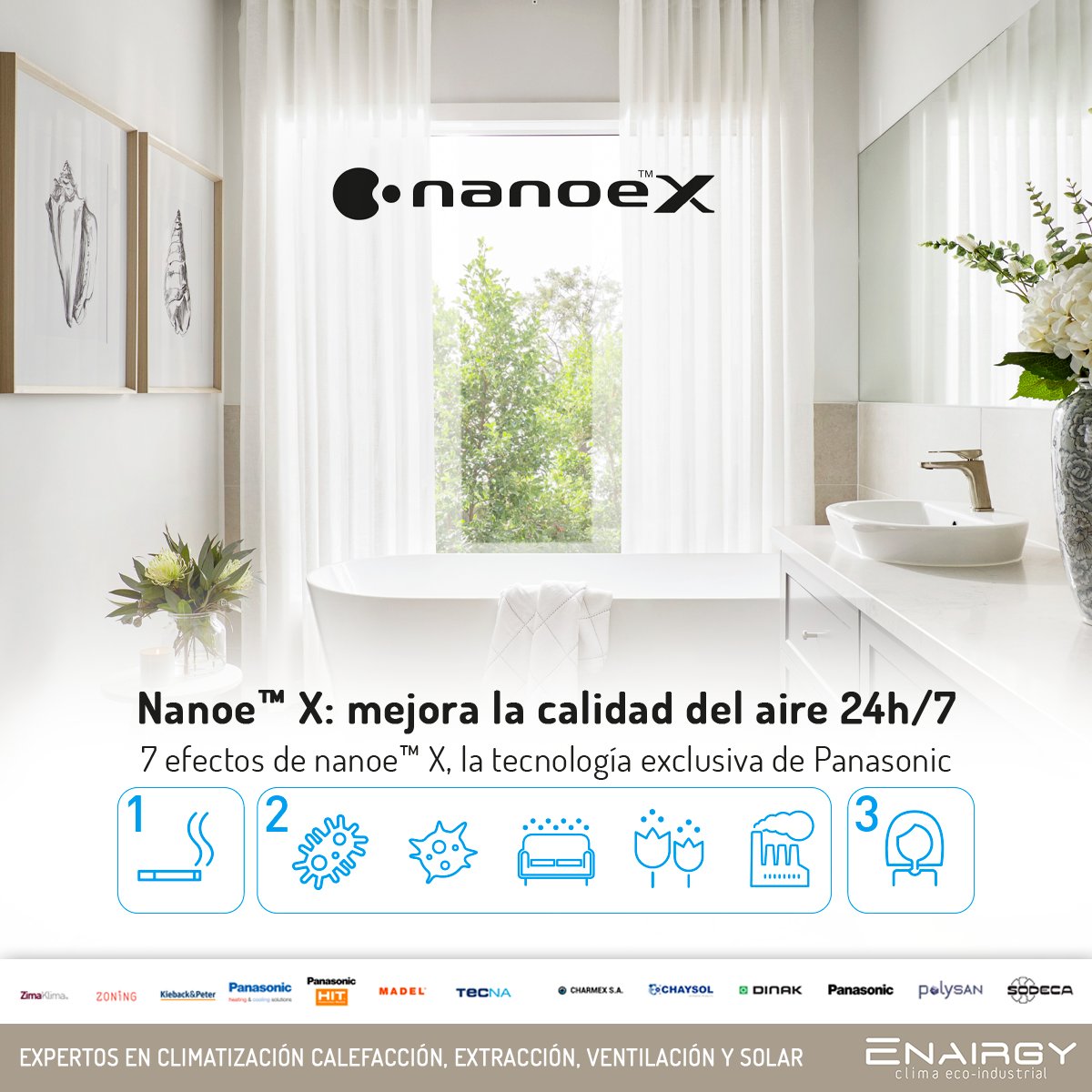 ENAIRGY1's tweet photo. La tecnología nanoe™ X puede llevar a tu hogar estos increíbles  beneficios para que las superficies duras, los muebles suaves y el  ambiente interior puedan estar más limpios y resulte más agradable pasar  tiempo dentro de casa. https://t.co/hiOEZR2ekl