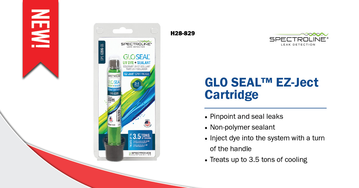 johnstonecny's tweet photo. Johnstone now carries Spectroline GLO SEAL EZ-Ject Cartridges. Pinpoint and seal leaks with Spectroline's line of leak detection products now in-store and online at https://t.co/MO3P6lURpH https://t.co/97ka3XfYz2