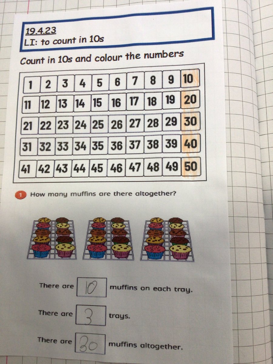 LongshawYear1's tweet photo. This week we have been learning how to count in 2s, 5s and 10s. Look at the fantastic work we have been doing. @LongshawAcademy @MissPura1 https://t.co/c2t7I2p6E6