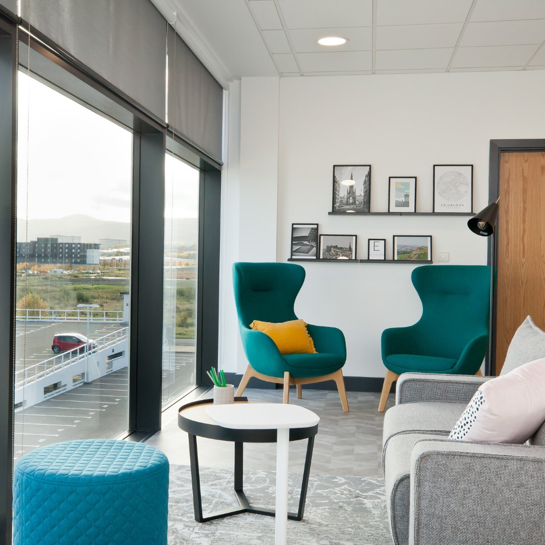 Have a seat... it's time to catch up with your colleagues.

📸 Edinburgh, EH12 9DT

#servicedoffices #breakoutspace #aworkplaceforeveryone #naturaldaylight #officespacetorent #officelife #flexiblecontracs #workspacegoals