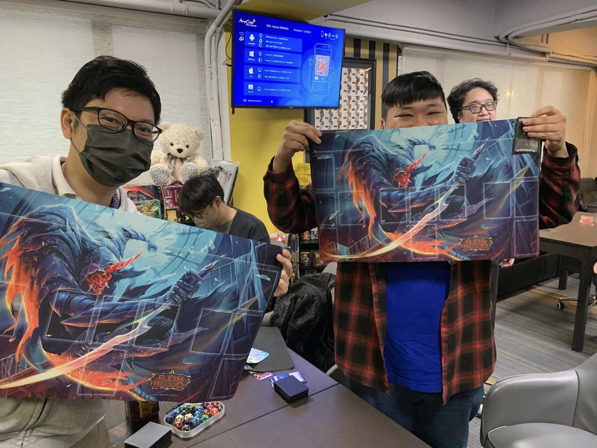 Homerunfab's tweet photo. 8/4 Skirmish Season 6 successfully concluded, congratulations to Eric Chu for achieving victory!
#fabtcg #fabhk #skirmish https://t.co/l8fWUdNArk