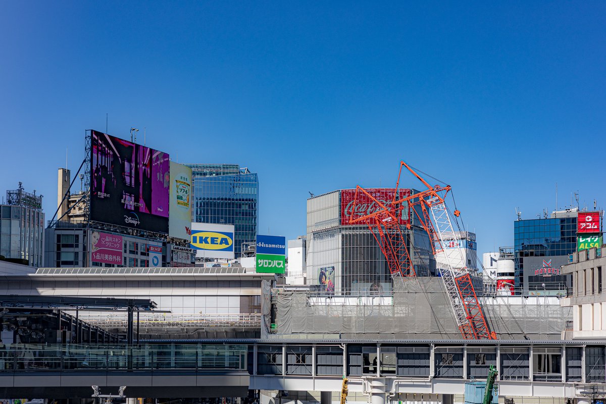 工事中の渋谷駅

#eosr 
#rf50mmf18
#スナップ写真
#ストリートスナップ 
#渋谷