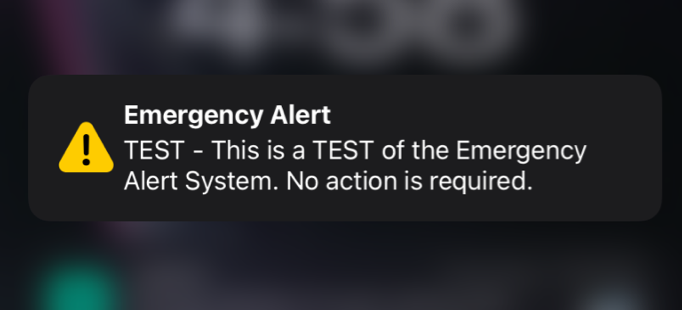 Fox4Now's tweet photo. RT if this #emergencyalert woke you up this morning, too! #wftx https://t.co/RSddCgQwUH
