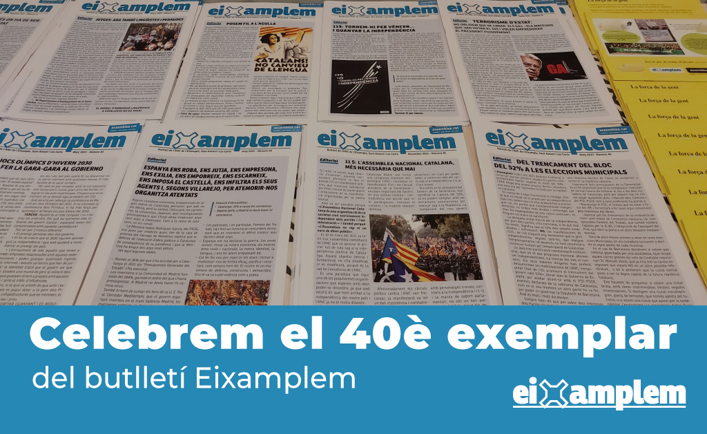 AssembleaEExI's tweet photo. Celebrem el 40è exemplar del butlletí Eixamplem!
Reunió de socis i col·laboradors per millorar el butlletí #Eixamplem, important mitjà de comunicació per a les Assemblees de Sant Antoni, Les Corts i l'Eixample. #LluitemiGuanyem la #Independència
🌐 https://t.co/ZT4v6AJFOB https://t.co/UVvOj7f8Gx
