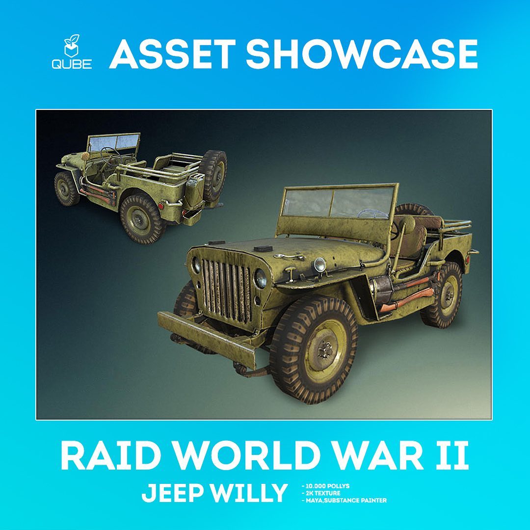 QubeTW's tweet photo. Jeep Willy for Raid World War II https://t.co/w5OmqEbVXU