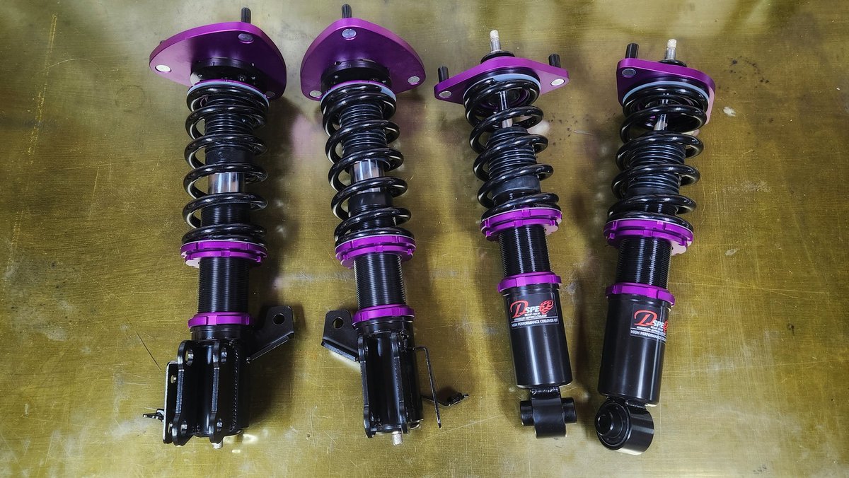 JaesunYoo's tweet photo. ZN8とS13の車高調
ZN8はフロント8Kにリア8K
S13はフロント8Kにリア6Kの基本設定の製作だ。
#ZN8 #S13 #coilover
#車高調 #projectKIN
#プロジェクトキン https://t.co/JURbuJiovY