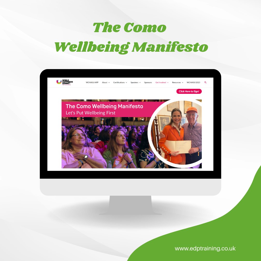 EDPTraining 🧡 (@edptraining1) on Twitter photo Looking to lead a happier, healthier life? Check out the Como Wellbeing Manifesto! 💚 This set of guiding principles promotes balanced, meaningful living - covering everything from mindfulness to nutrition.
Learn more at worldhappinesssummit.com/como-wellbeing… 
#wellbeing #mindfulness #nutrition Looking to lead a happier, healthier life? Check out the Como Wellbeing Manifesto! 💚 This set of guiding principles promotes balanced, meaningful living - covering everything from mindfulness to nutrition.
Learn more at worldhappinesssummit.com/como-wellbeing… 
#wellbeing #mindfulness #nutrition