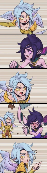 Go ahead, create your own sibling squabble. #kayle #morgana
