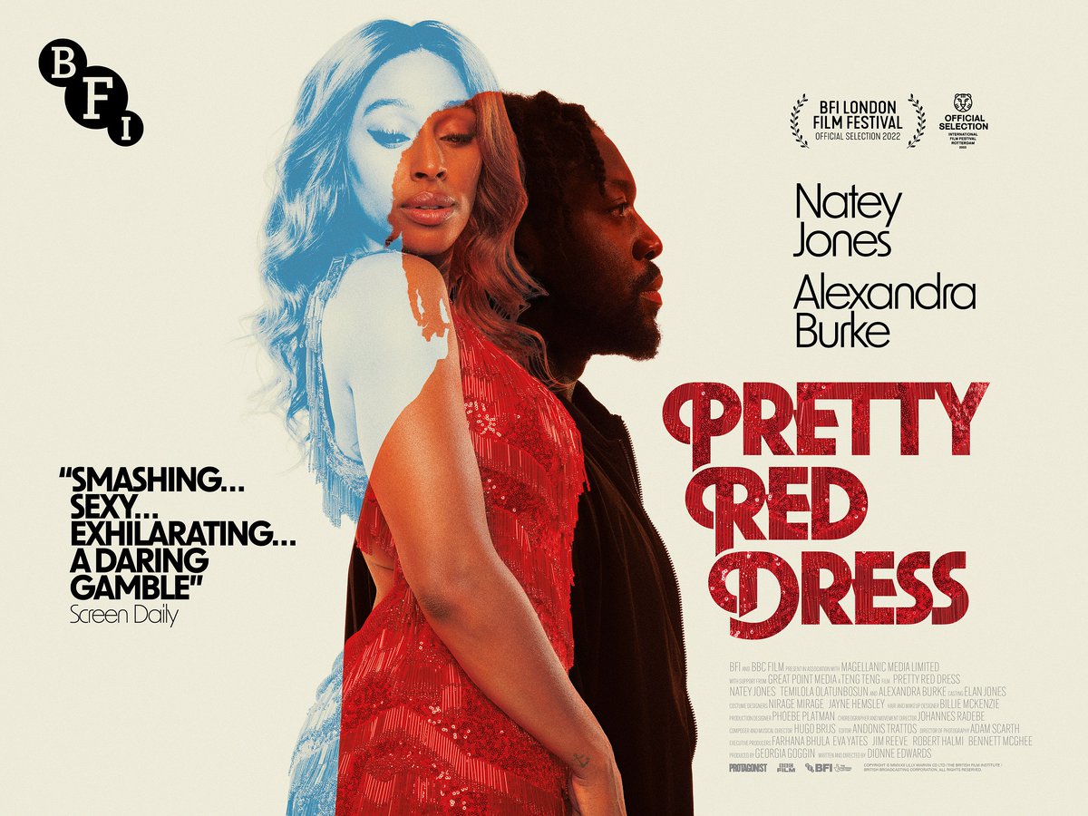 PRETTY RED DRESS - the debut feature from writer and director Dionne Edwards. Natey Jones and chart-topping singer and West End actor Alexandra Burke star in this bold drama. 

RELEASED IN CINEMAS IN THE UK & IRELAND
ON 16 JUNE 2023 #PrettyRedDress #BFI