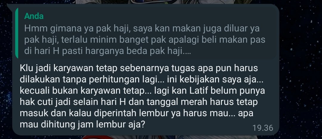 latieftiftif's tweet photo. @RuangLucuuu Gua nego masalah baryaran gua yang gak seberapa Selma gua jaga, tapi Mala dibales begini -_- https://t.co/SezFmaTczj
