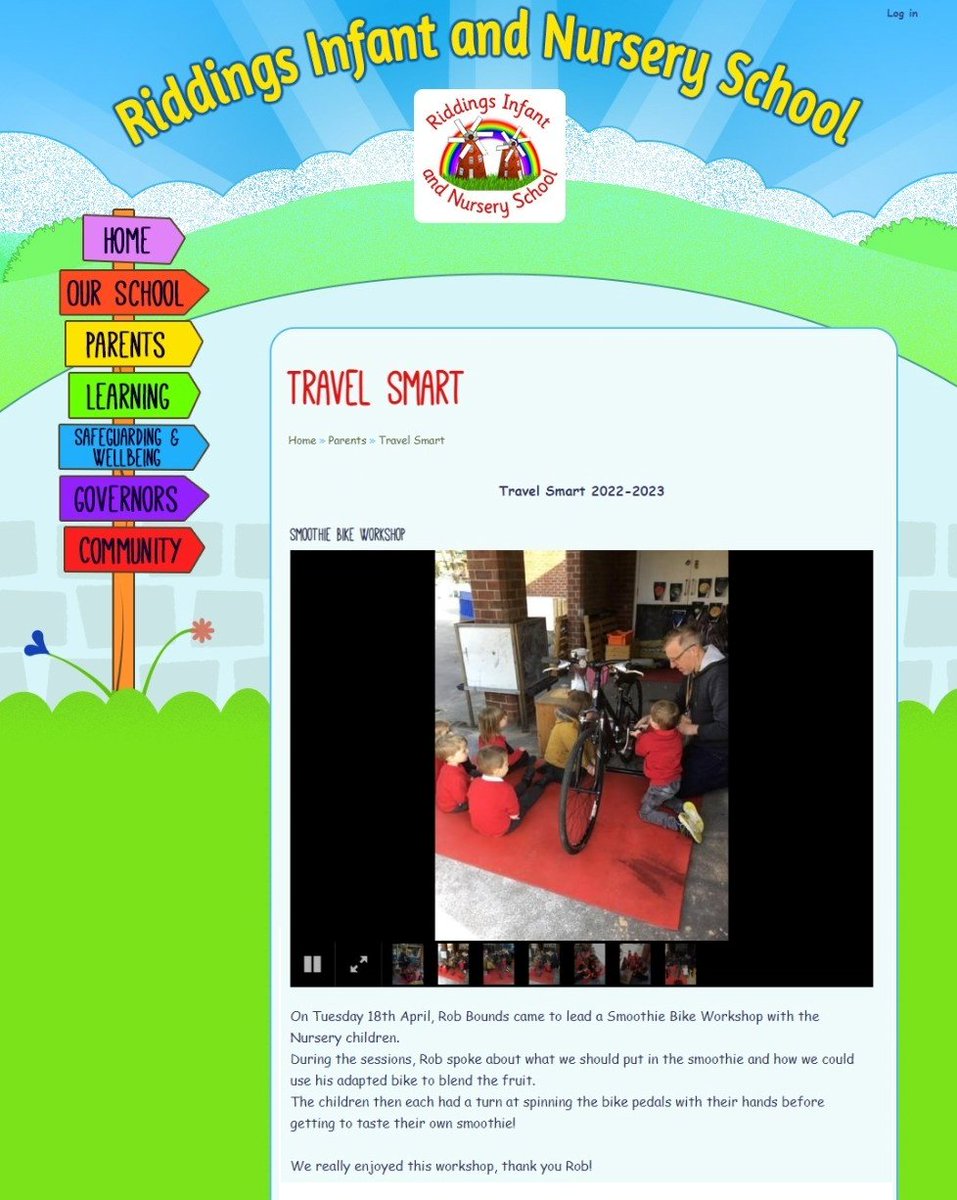Be_Travel_Smart's tweet photo. A fantastic day at Riddings Infant and Nursery School making smoothies with a bicycle 
@TeamModeshift #STARSAccreditation https://t.co/Ffqqd5FC8m