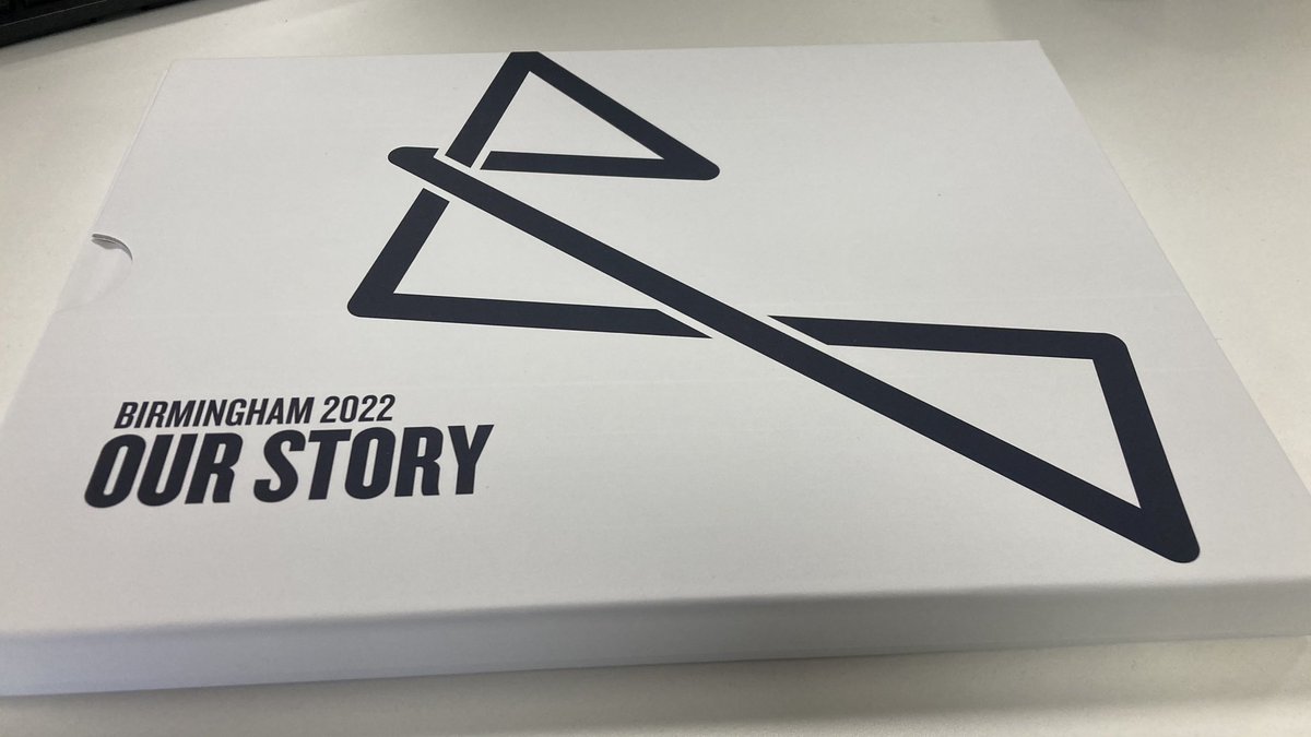 This arrived for me at work today, how lovely is that #Birmingham2022