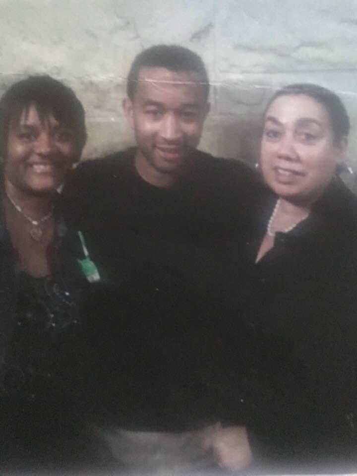 gailpmason's tweet photo. TBT…..Hanging with my BFF and John Legend just happens to be in the middle of us…..Great memories! @johnlegend #Myfavoritesinger Congratulations on your newest addition to the family. https://t.co/OZrLBeLzlG