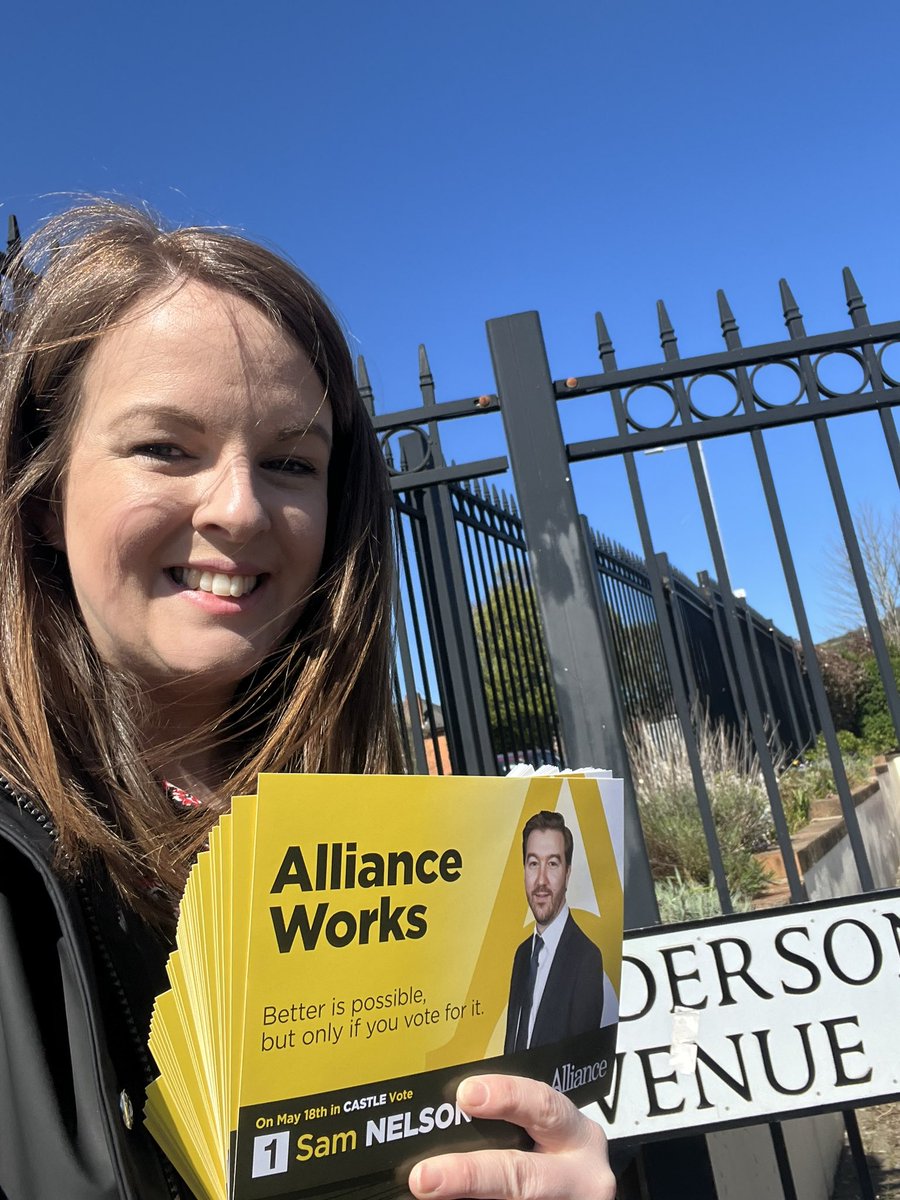 Alliance Party on Twitter "RT NualaMcAllister Too lovely a day to be