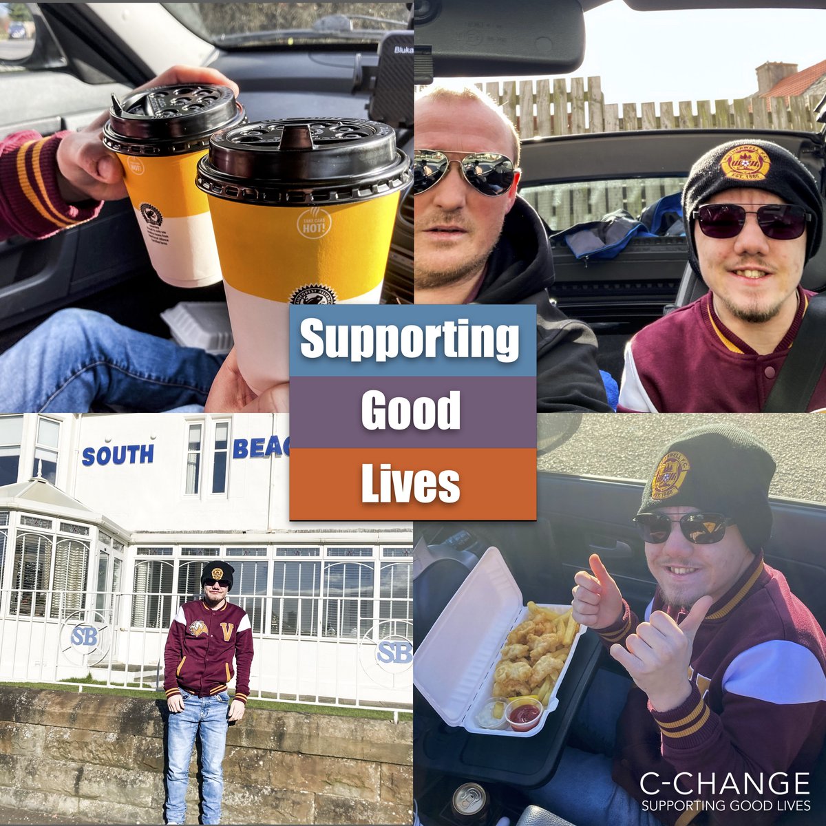 cchangescotland's tweet photo. Ross & Ross…
Heading out on another adventure with the roof down on the car, to the beach. Fresh sea air, some seal spotting with fish & chips. 🐚🦭🏴
If you would like to support good lives, then check out our latest vacancies 👇
https://t.co/UyH0ABDj7f
#SupportingGoodLives https://t.co/p5KCNAuuf8