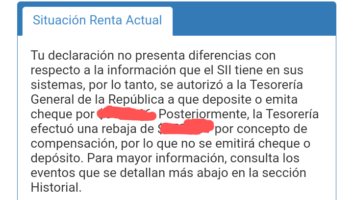 garancibiak's tweet photo. Y así me retuvieron la poca devolución de impuestos.... Ojalá ser un gran empresario y que te obliguen a pagar con clases de ética o en 500.000 cuotas. #sii #devoluciondeimpuestos https://t.co/CtOcqPpONu