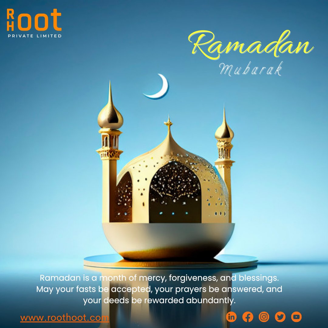 roothootco's tweet photo. ๐๐๐ May this holy month be filled with blessings, peace, and joy for you and your loved ones. Let's unite to cherish this reflection, compassion, and gratitude time. ๐คฒ๐ผ๐งก๐๐ผ
#RamadanMubarak #Blessings #Reflection #Gratitude #Compassion #Traditions #Roothoot https://t.co/pVjAzhaMob