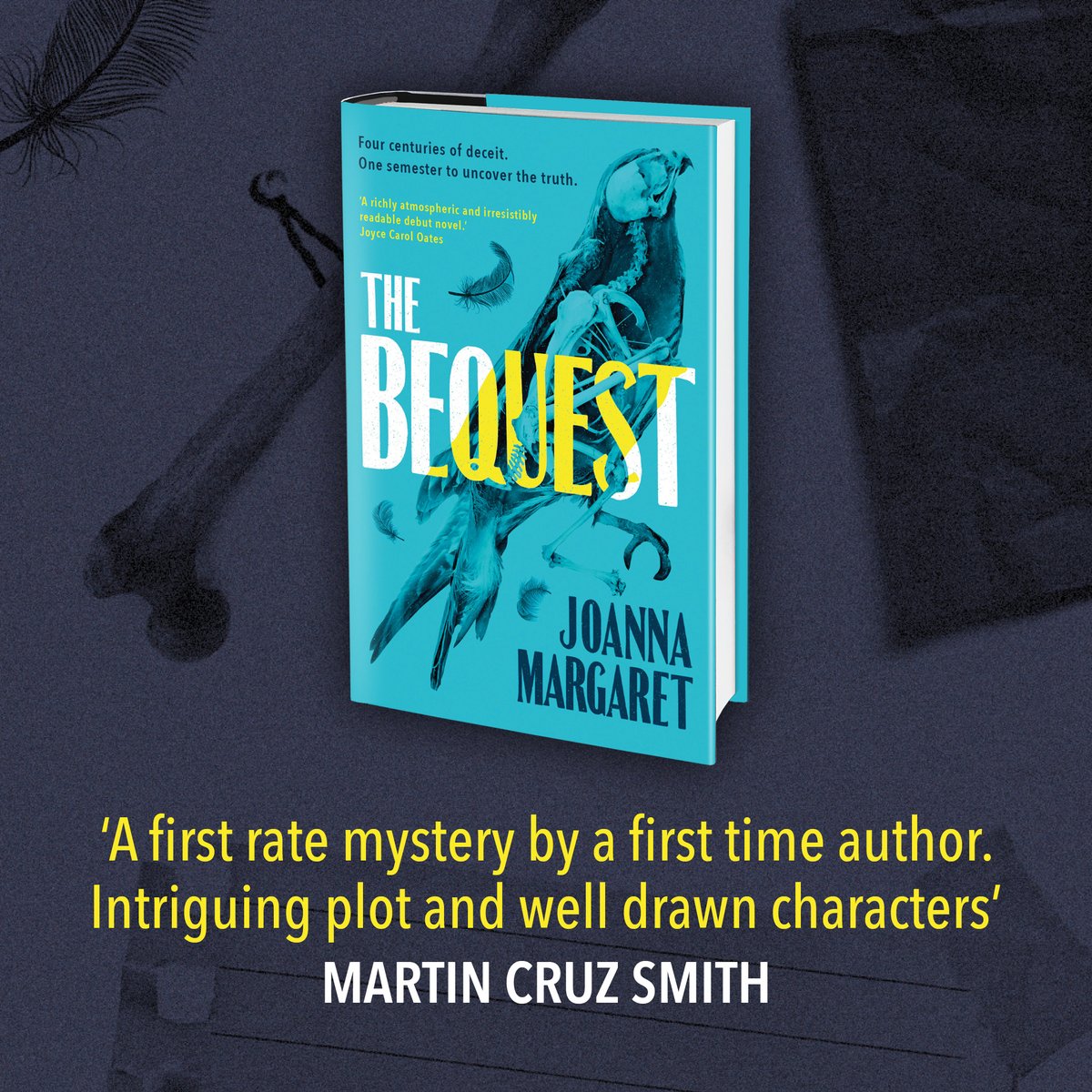 AriesFiction's tweet photo. Gothic mystery β
Dark academia setting β
400 year old chain of betrayal β
#TheBequest by Joanna Margaret is out now in hardback and ebook: https://t.co/FNn6PHn9Qz https://t.co/XY0Zbpi2I2