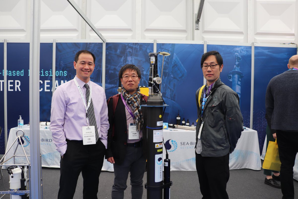 We are glad to finally meet you 😌✨

#seabird #seabirdscientific
#ctd #navis #bgci #float
#england #uk
#oceanbusiness
#oceanbusiness2023
#seabreath #japan