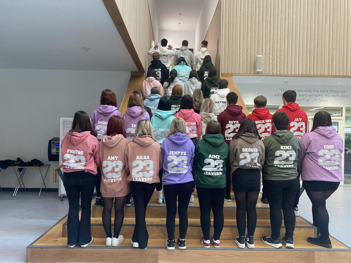 Our last full day in s6!! Our high school journey has come to an end. We will treasure these memories forever! From the old Lossie High to the new, it has been a blast. 🫶 @LossieHigh