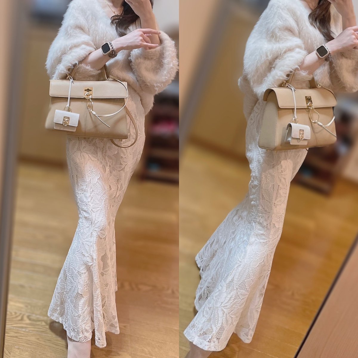 GRL購入品︎︎︎︎☑︎ ・花柄レースマーメイドスカート[nh54] これ