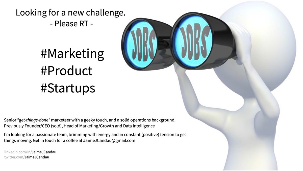 Looking for a job, please share and get in touch :p #share #jobhunting #marketing #product #startup