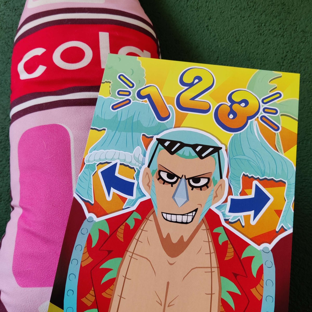 RavSaph's tweet photo. Anyone want a cola? It's Franky! Showing off his different hairstyles 💈 https://t.co/XMmhaS17PO